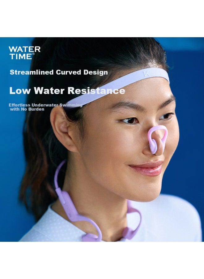 Watertime / Shuichuan Soft Silicone Nose Clip Swimming Anti-choke Gear Phantom Black - Image 3
