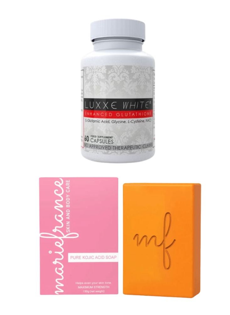 Luxxe White Ivory Caps Glutathione + Kojic Acid Soap – Complete Whitening Regimen - Image 1