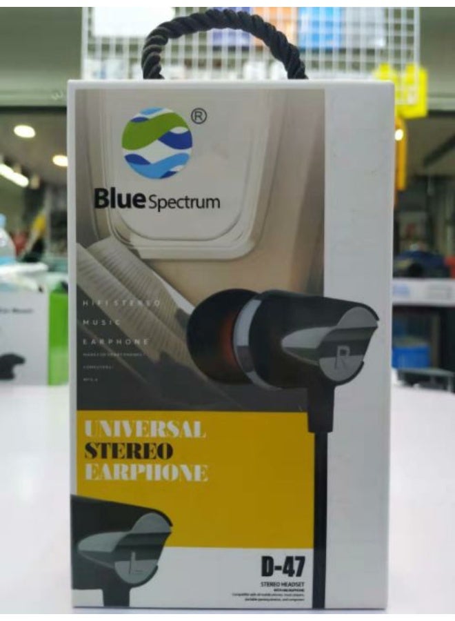 Blue Spectrum D-47 With Mic Universal Stereo Earphones - Image 3