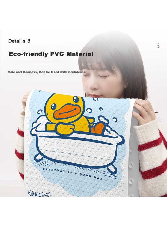 Dajiang Little Yellow Duck Bathroom Non-slip Mat, Children's Bathing Anti-fall Floor Mat, Shower Room Foot Pad, Toilet Mat, 40x70cm - Image 2