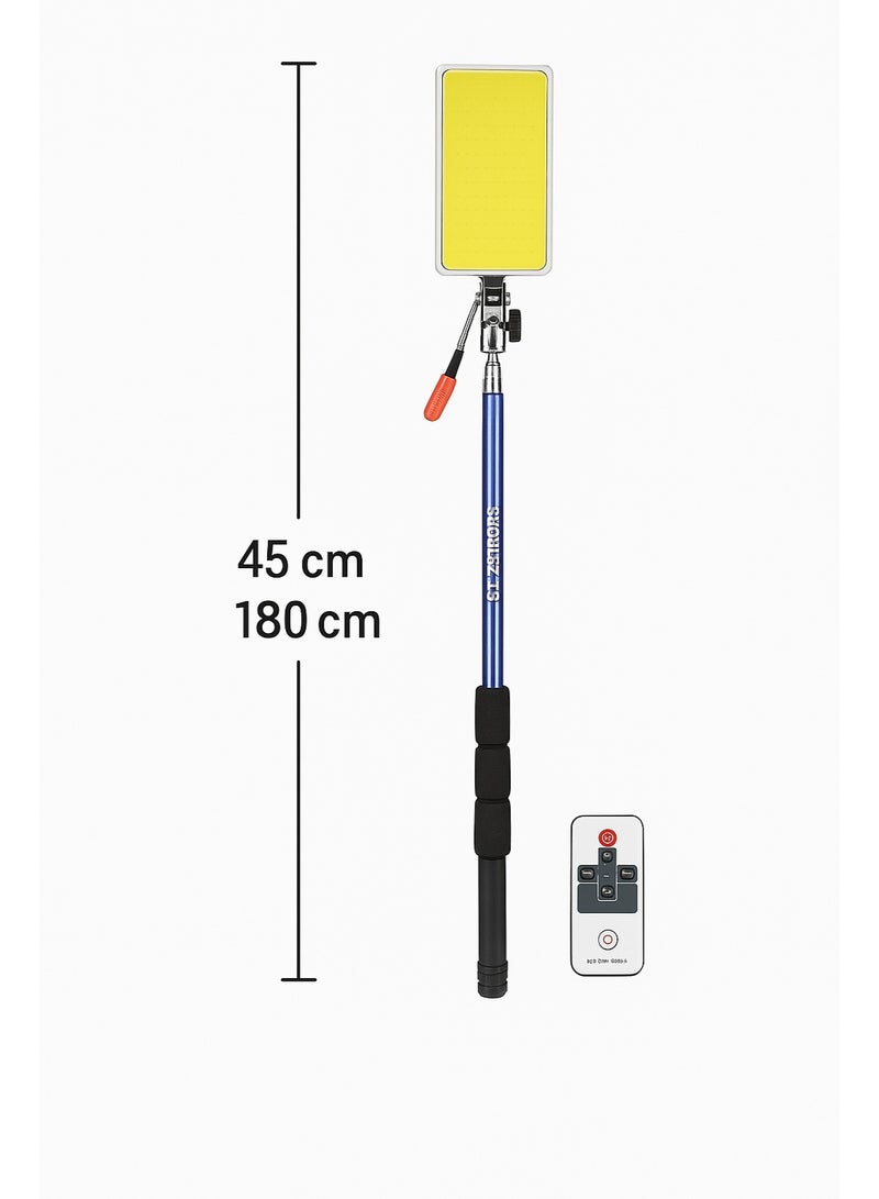 360 Light Outdoor Multifunction 360° Fishing Rod Light – 5M, 800W, Remote Control - Image 3