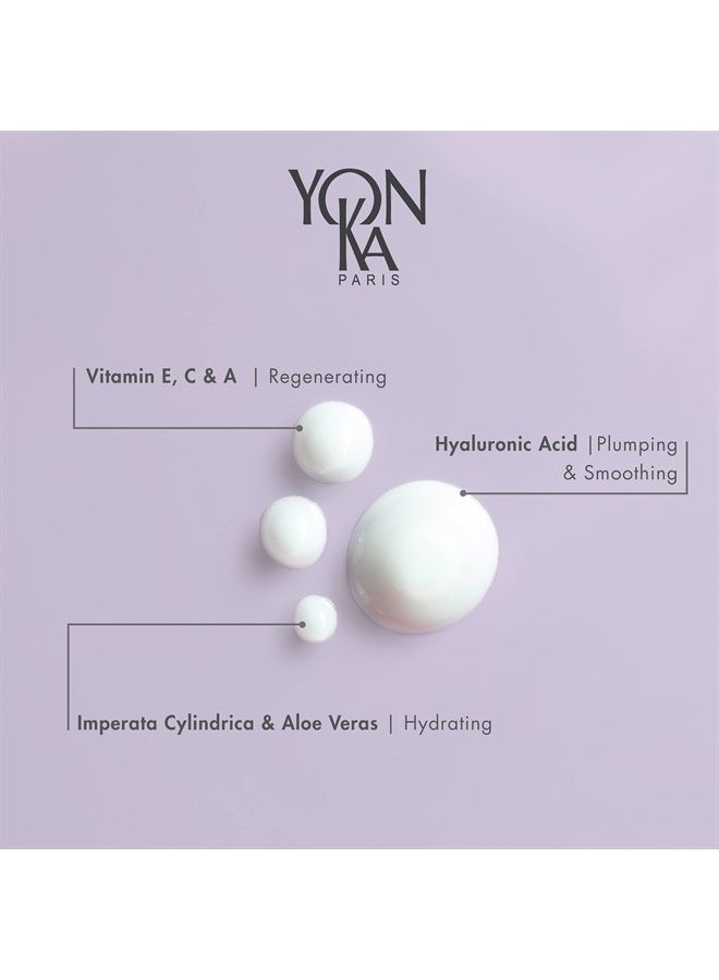 Yonka Yon-Ka Hydra No.1 Face Serum (30ml) Age Defense Skin Care, Intensive Hydration Booster with Hyaluronic Acid and Aloe Vera, Dry and Mature Skin, Paraben-Free