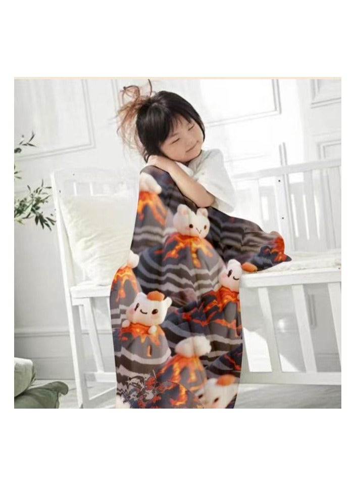 general Flannel thin blanket (warm and comfortable, suitable for sleep, gaming, dust removal and sandproof) 150cm*200cm - 972 - Image 1