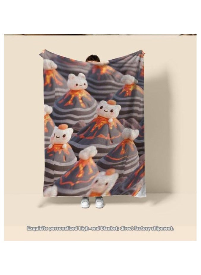 general Flannel thin blanket (warm and comfortable, suitable for sleep, gaming, dust removal and sandproof) 150cm*200cm - 972 - Image 4