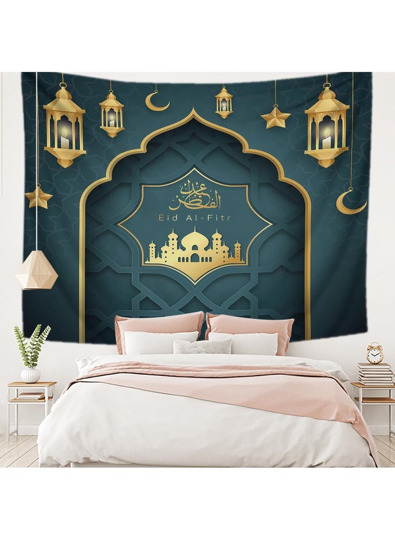 general Eid Al-Fitr Printed Home Hanging Blanket Living Room Bedroom Tapestry Home Decor Bedroom Wall Decor Multiple Specifications - Image 1