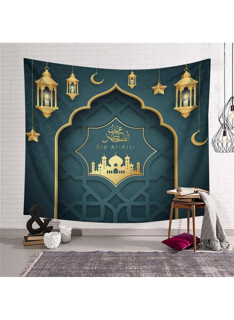 general Eid Al-Fitr Printed Home Hanging Blanket Living Room Bedroom Tapestry Home Decor Bedroom Wall Decor Multiple Specifications - Image 3