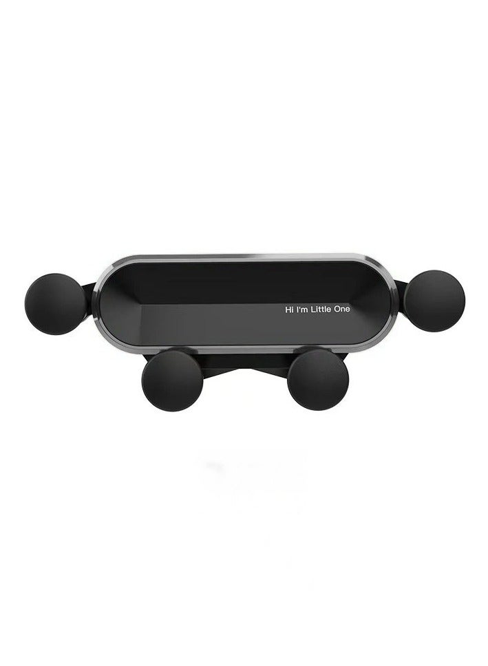 عام Car phone holder, retractable, universal air vent mount, compatible with iPhone, gray, car mount, phone stand - Image 1