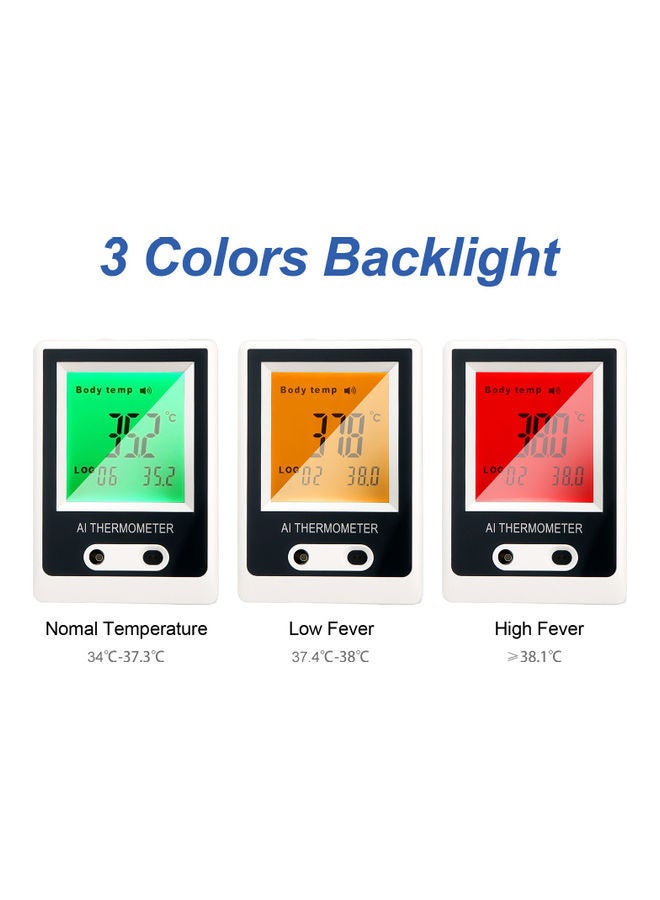 NIBEMINENT Auto Intelligent Non-contact Infrared Thermometer White 18.00x5.00x12.00cm - Image 3