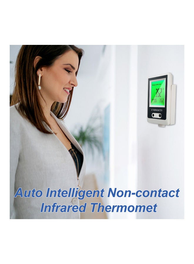 NIBEMINENT Auto Intelligent Non-contact Infrared Thermometer White 18.00x5.00x12.00cm - Image 2