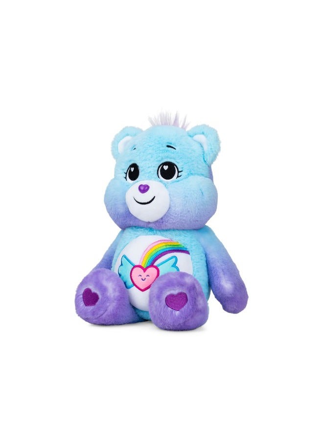Care Bears دب دريم برايت 35 سم متوسط الحجم | لعبة قماشية قابلة للجمع، ألعاب محببة للأطفال، ألعاب ناعمة للبنات والأولاد، دمى لطيفة مناسبة للبنات والأولاد من عمر 4 سنوات فما فوق | بيزيك فن 22425 - Image 2