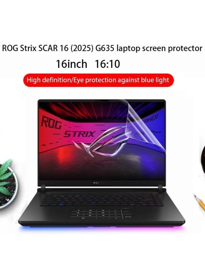 general 2-Pack Screen Protector Compatible with 2025 ASUS ROG Strix SCAR 16 G635L Gaming Laptop (16-inch), Scratch Resistant HD Crystal Clear Soft Film - Image 2