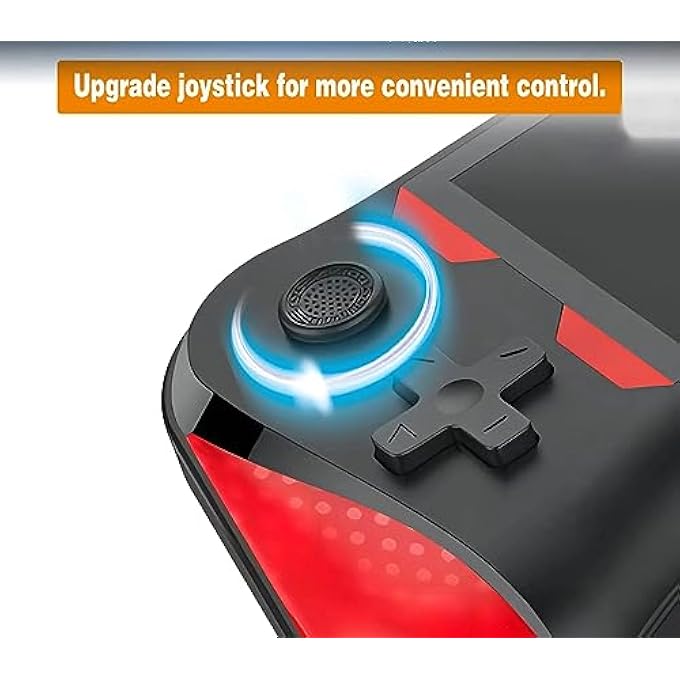 PORTABLE HANDHELD GAME CONSOLE FOR KIDS ADULTS, 3.5 INCHES LARGE SCREEN PRELOADED 500 CLASSIC RETRO VIDEO GAMES, 1200MAH RECHARGEABLE BATTERY SUPPORT FOR CONNECTING TV AND TWO PLAYERS - Image 4