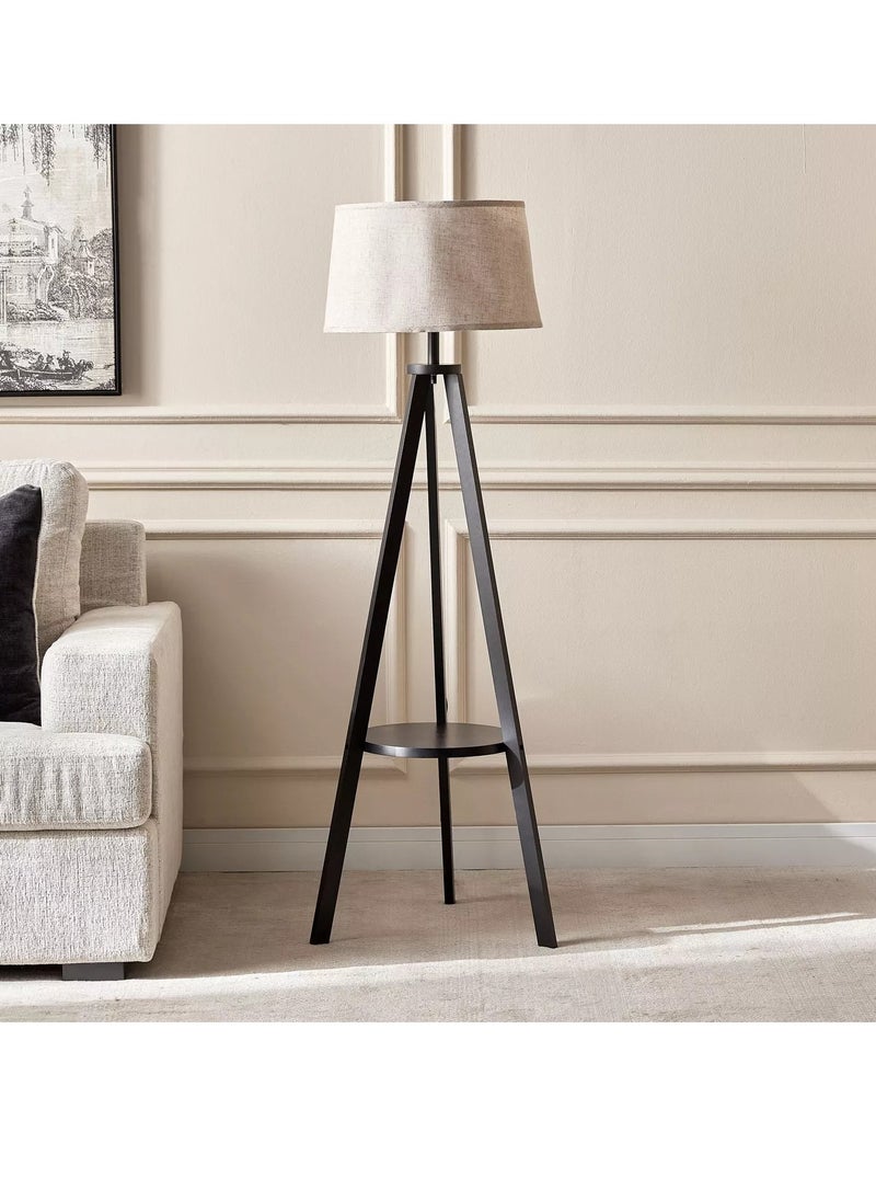 Home Centre - Midon Wooden Tripod Floor Lamp - 157 cm - Image 1