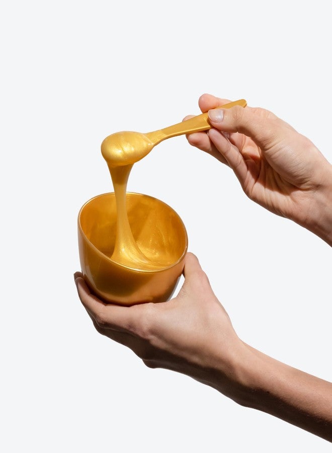 SHANGPREE Gold Bowl & Spatula Set - Flexible Facial Mixing Bowl for Modeling Masks, Clay Packs, DIY Skincare Blends | Spa Quality, Easy to Clean, Compact, Travel-Friendly - Image 4