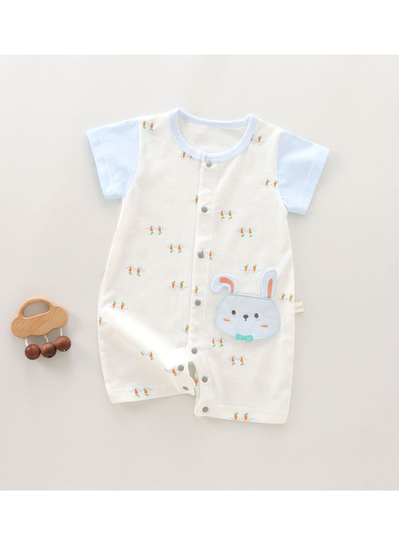 Loquat Baby Summer Lightweight Breathable Short Sleeve Bodysuit