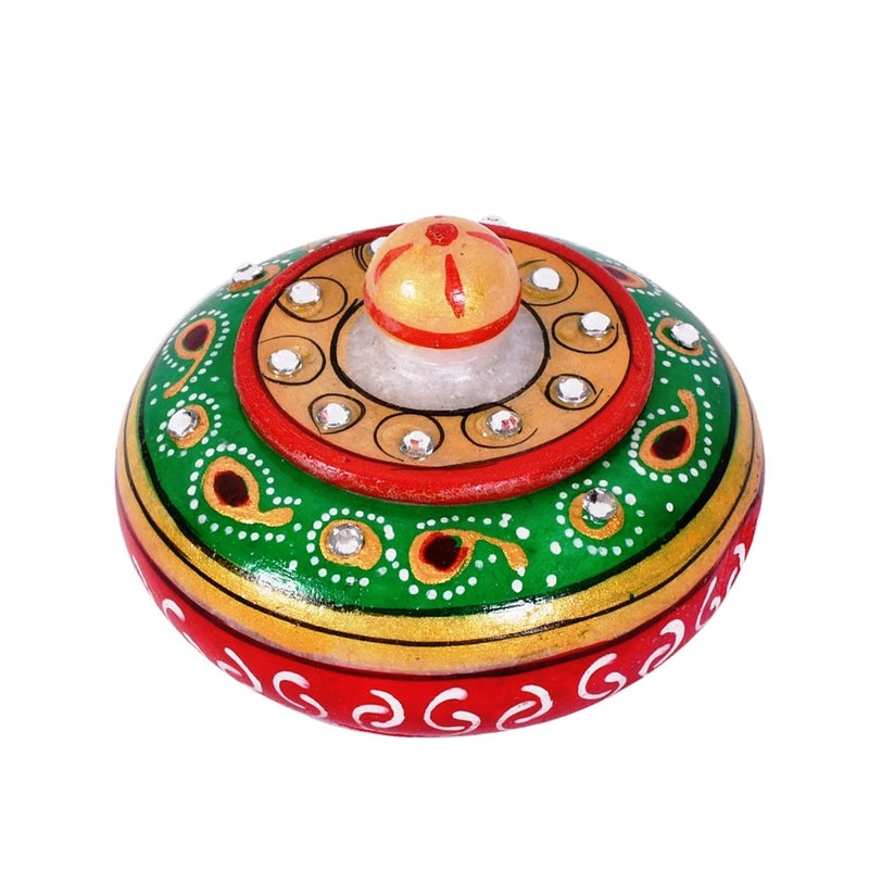 Craftam Marble Sindoor Dani Box for Women – Traditional Handcrafted Kumkum Holder for Gifts, Pooja & Makeup - Image 2
