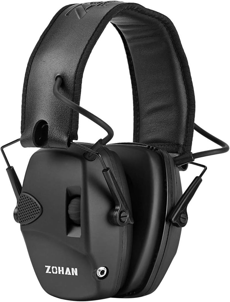 Zohan EM054 Electronic Ear Protection for Shooting Range with Sound Amplification Noise Reduction, Ear Muffs for Gun Range - Image 1