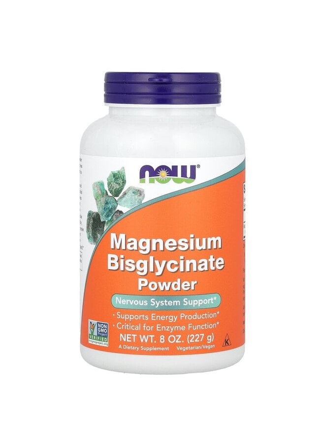 now Magnesium Bisglycinate Powder, 8 oz (227 g)  - Image 2
