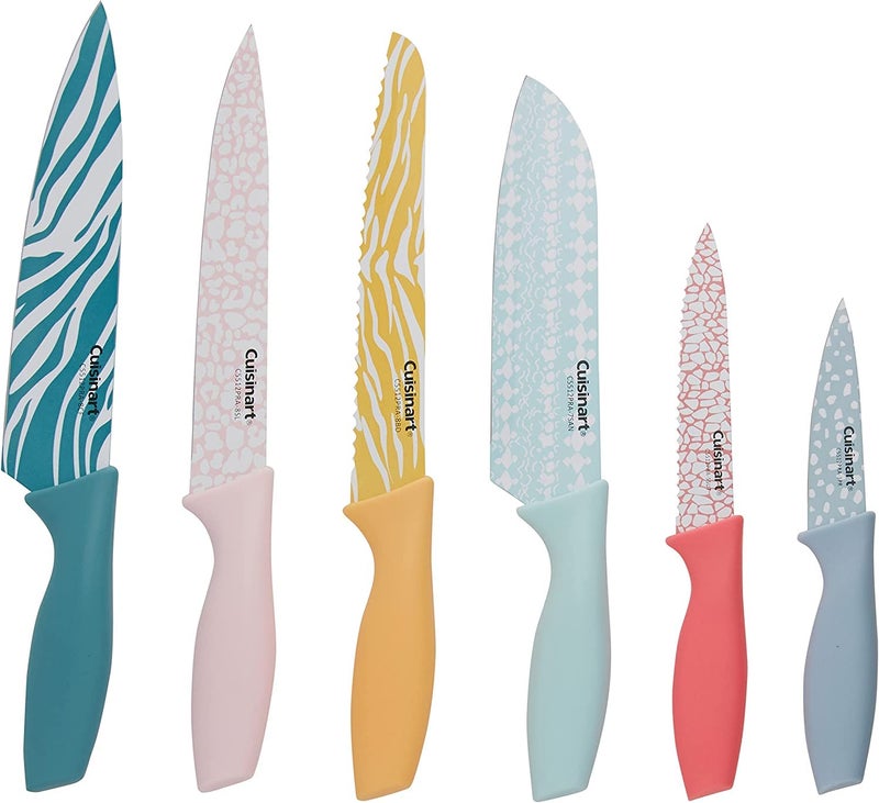 Cuisinart Cuisinart C55-12PRA Advantage-Cutlery-Set, 12-Piece, Animal Print  - Image 1