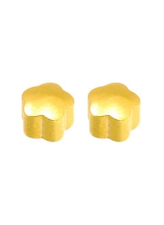 Caflon Singles Shape Flower Gold Plated Stud Earring  - Image 1