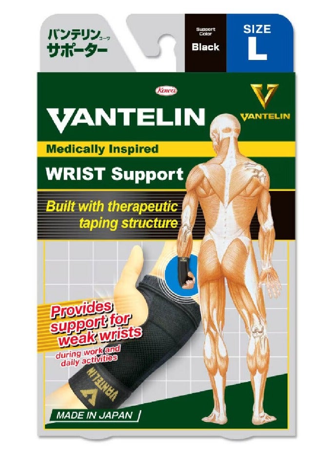 فانتيلين دعامة معصم من فانتيلين، أسود، L