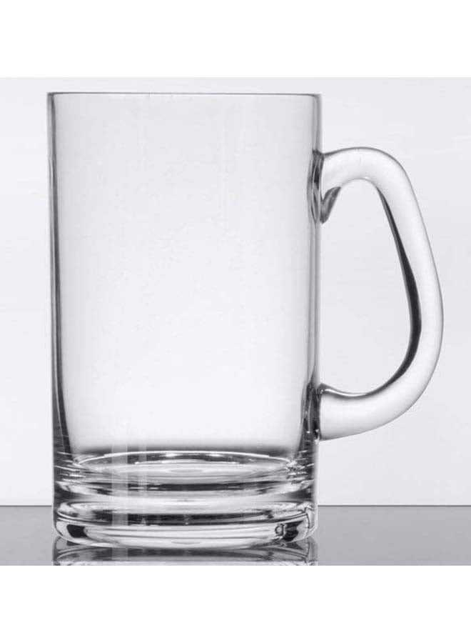 Get G.E.T. SW-1464-CL Break-Resistant Plastic Beer Mug, 20 Ounce, Clear - Image 1