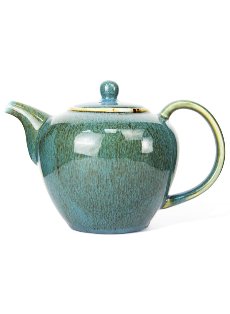 Tealand Porcelain BTQ Enus Teapot for Gift Home Tea Lovers Men Women 1.2L Blue  - Image 1
