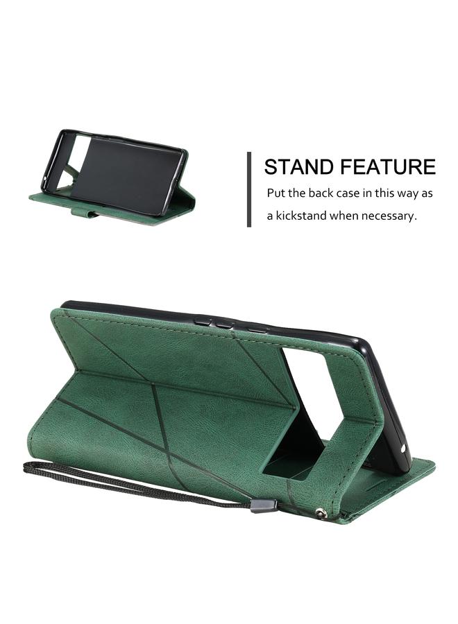 S-TOP Case For Google Pixel 6 Pro Skin Feel Splicing Leather Phone Case - Image 5