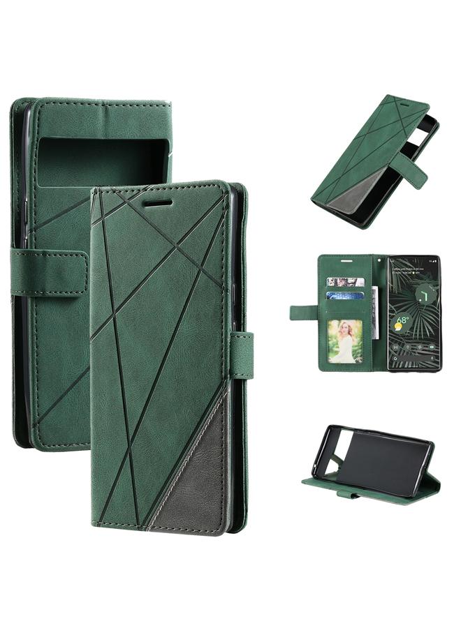 S-TOP Case For Google Pixel 6 Pro Skin Feel Splicing Leather Phone Case - Image 1