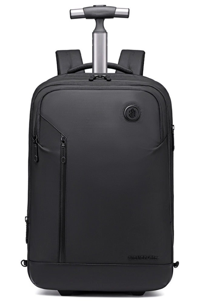 أركتيك هانتر حقيبة مدرسية بعجلات، حقيبة ظهر قابلة للتوسيع للسفر والعمل مع حجرة للكمبيوتر المحمول للرجال - Image 1