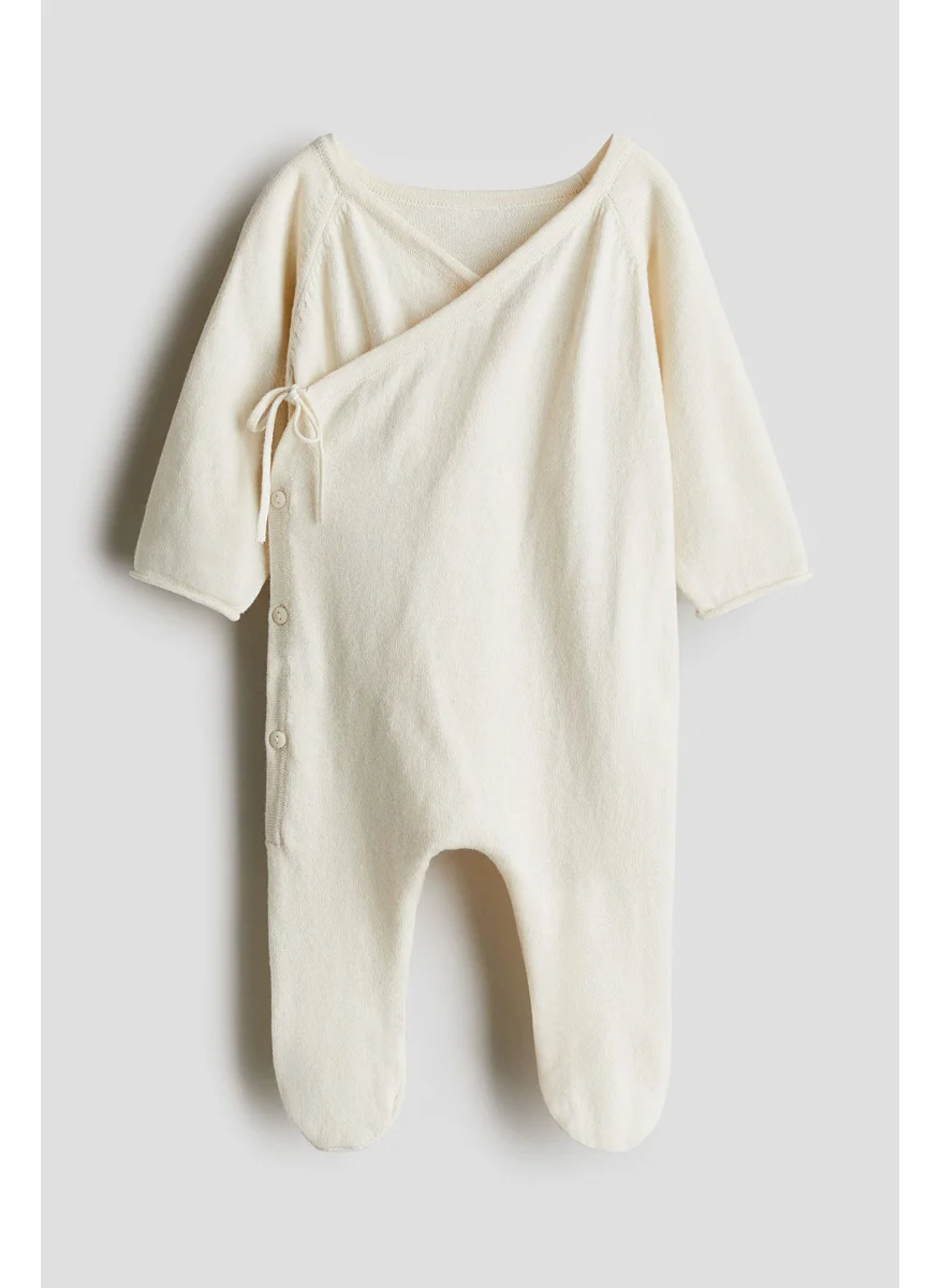 اتش اند ام Knitted Cotton Romper Suit