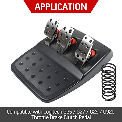 Edicapo Upgrade Throttle Brake Clutch Pedal Spring Compatible with Logitech G25 G27 G29 G920 Steering Wheel - Image 5