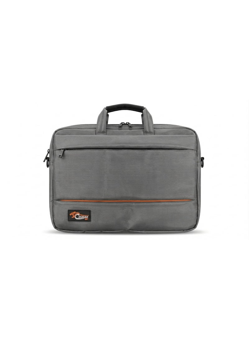 COUGAR-EGY laptop & Briefcase Bag for laptop, shoulder bag for men fits up to 15.6" (010 - grey) - Image 1