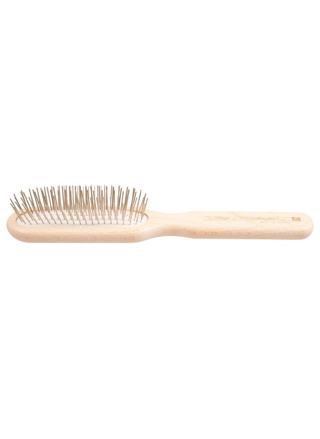 Chris Christensen 20 Mm Oblong Pin Dog Brush, Original Series, Groom Like A Professional, Stainless Steel Pins, Lightweight Beech Wood Body, Ground And Polished Tips  - Image 3