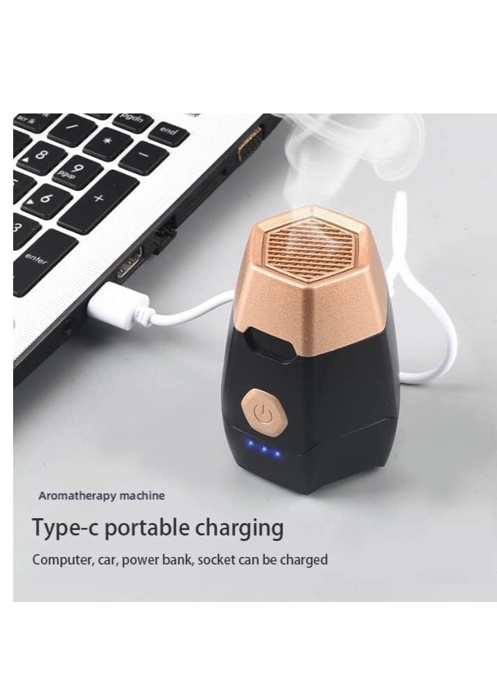 ELTRAZONE Well designed aroma diffuser-electronic incense burner, portable smart aroma diffuser, car mini aroma diffuser, safe and intimate-(BLACK) - Image 3