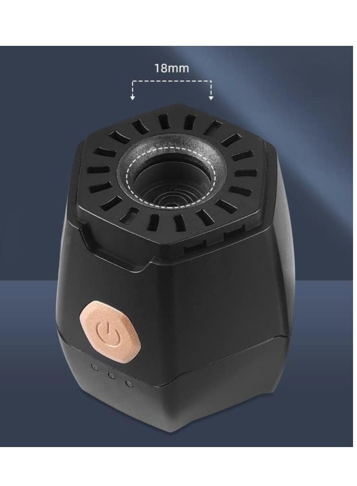 ELTRAZONE Well designed aroma diffuser-electronic incense burner, portable smart aroma diffuser, car mini aroma diffuser, safe and intimate-(BLACK) - Image 5