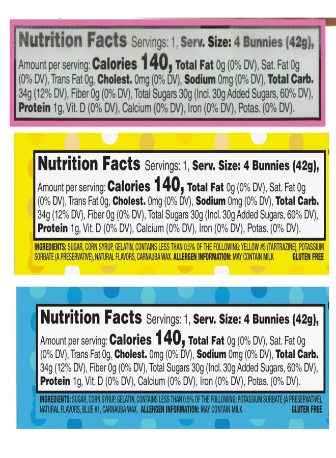 Needzo Easter Peeps Marshmallow Variety Pack Including Classic Bunny Shaped Pink, Blue, and Yellow and Chick Candy for Baskets, Pack of 4 - Image 2