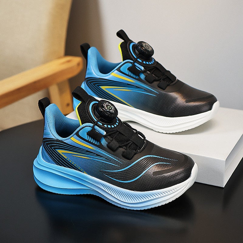 Hydrogen Quick Co-Branded Boys' Shoes 2025 Spring New Children'S Wear-Resistant Sports Running Shoes For Middle And Large Children - Image 3