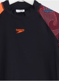 speedo Youth Logo Printed Swim Rashguard  - Image 3