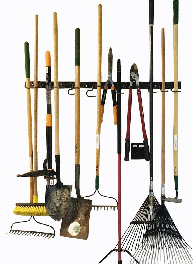 FITOOL Adjustable Storage System 48 Inch, Wall Holders for Tools, Mop Broom Holder, Garage Organizer, Garden Tool Organizer, Garage Storage - Image 1