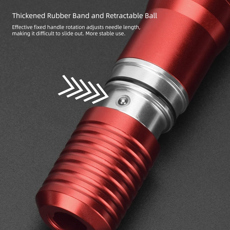 Rotary Tattoo Machine Pen: Red, Low Shaking Long-Lasting Operation, High-Speed Precise Line Creation - RCA Connector, High-Penetration Cartridge Needles for Professional Tattoo Artists - Image 3