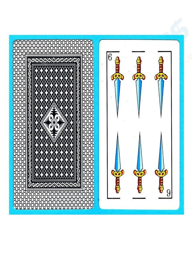 AllTopBargains ألتوب بارغينز 3PK بطاقات لعب إسبانية باراجا إسبانيولا 50 بطاقة نايبز تاروت جديدة مختومة - Image 2