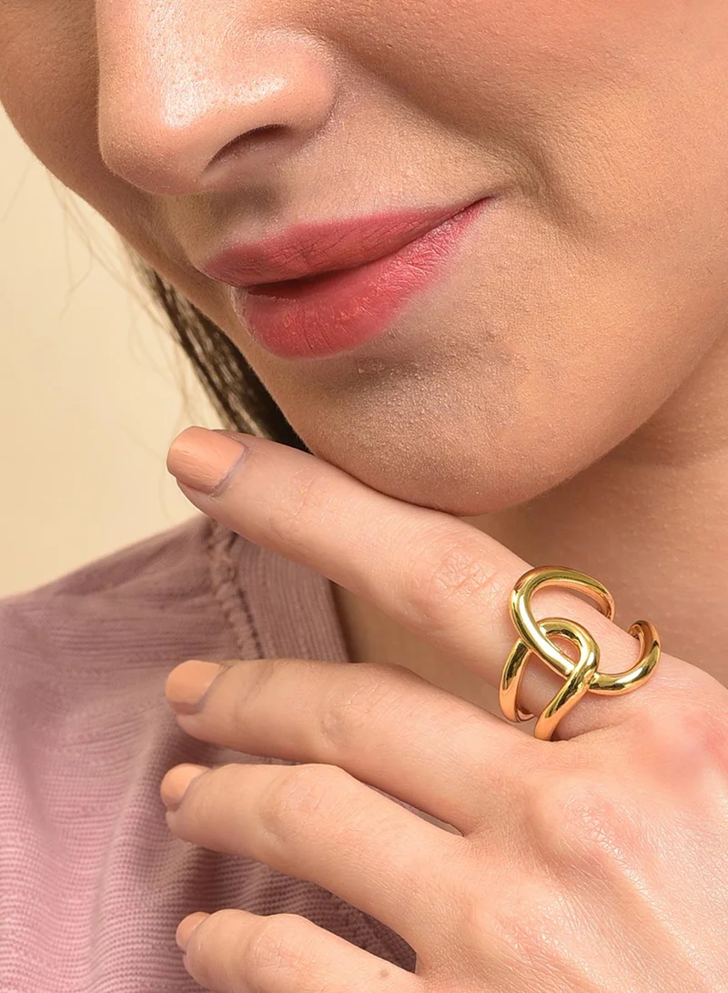 SOHI Adjustable Contemporary Artificial Finger Ring Jewellery