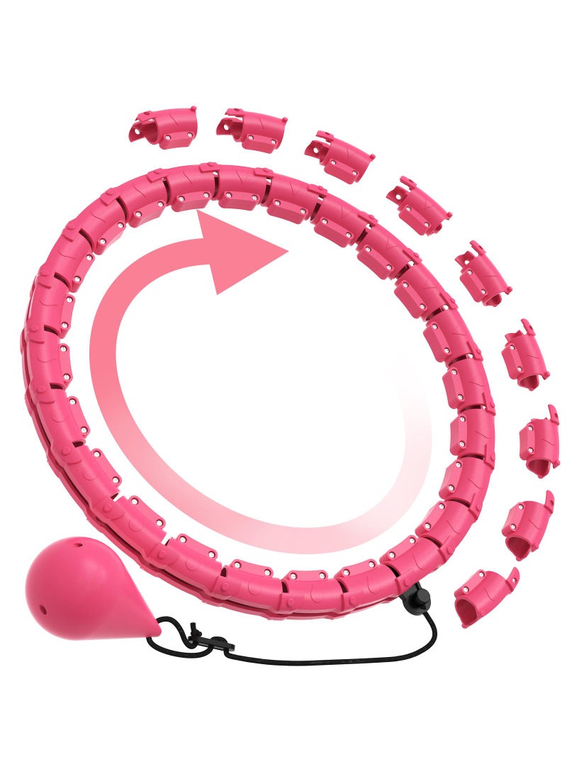 general Intelligent Detachable Hula Hoop Fitness Hula Hoop Reducing Abdominal Hula Hoop With 360°Auto-Spinning Ball - Image 1