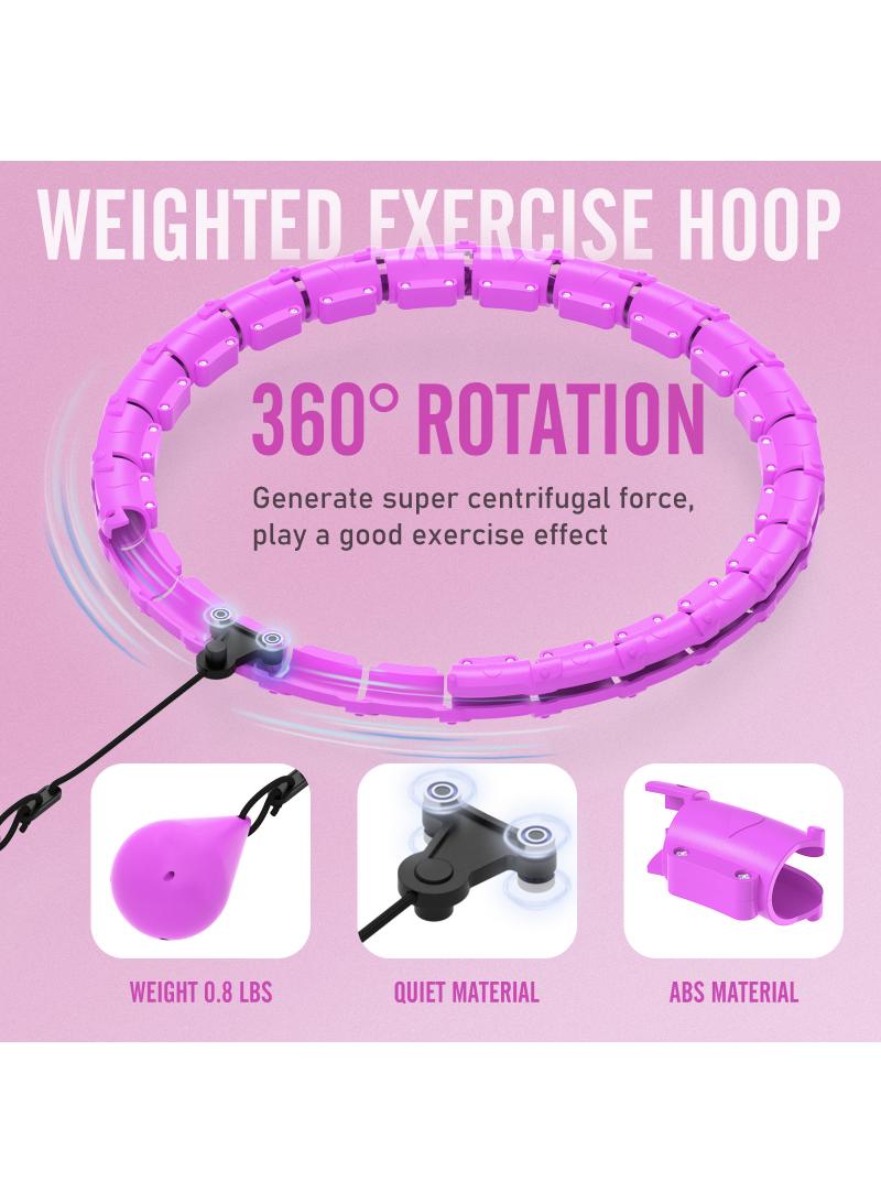 general Intelligent Detachable Hula Hoop Fitness Hula Hoop Reducing Abdominal Hula Hoop With 360°Auto-Spinning Ball - Image 4