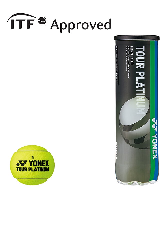 Yonex Tb-Tp4Ex Tour Platinum Tennis Ball 1*4 