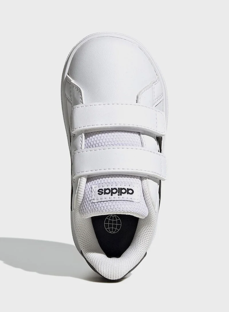 Adidas Grand Court Lifestyle Hook And Loop Shoes