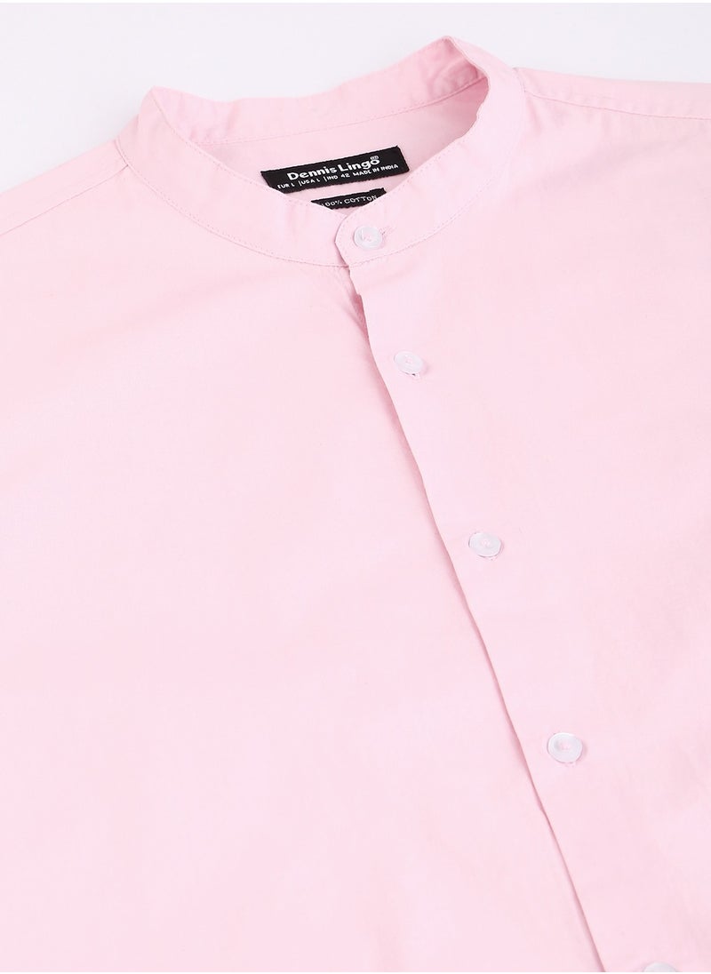 Men's Pink Slim Fit Casual Spread Shirt - pzsku/ZBD97E537FB063E46FC6DZ/45/_/1724268767/89329ea4-7579-4c02-b01e-fe417af9af51