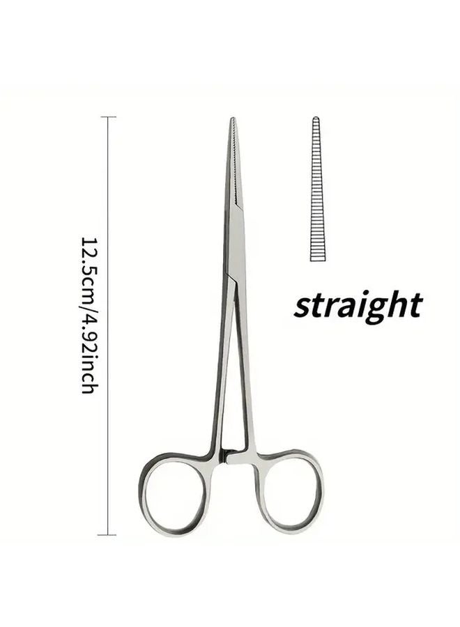 Professional Stainless Steel Curved Tip Tweezers For Fishing Pet Hair Removal Outdoor Use - Image 4