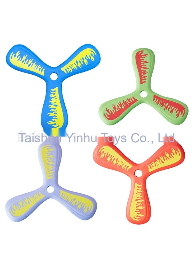 Generic Outdoor Toy EVA Three-Leaf Foam Safe Throwing Boomerang